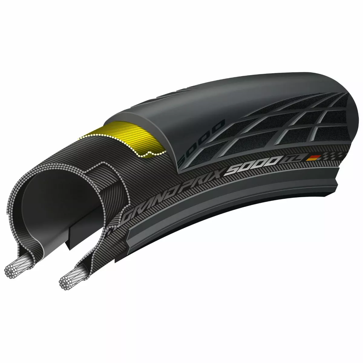 Continental Grand Prix 5000 TL Tyre 2 Continental Grand Prix 5000 TL Tyre - Image 2