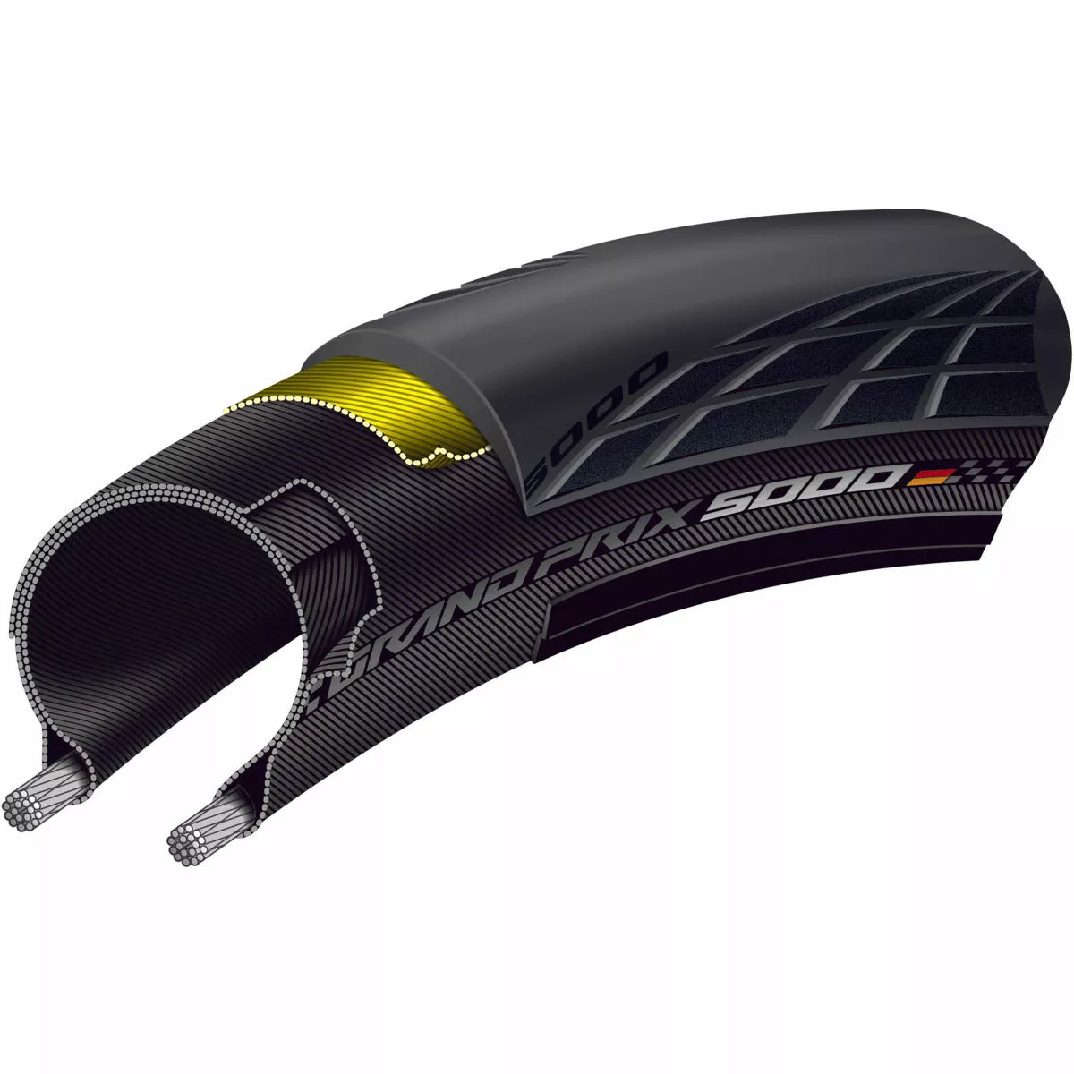 Continental Grand Prix 5000 Road Tyre 3 Continental Grand Prix 5000 Road Tyre - Image 3