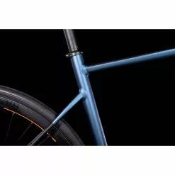 Cube Attain Road Bike (2022) -Bikes Shop Cube Attain Road cycling Bike 2022 blue orange aluminium 04