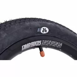 DMR DJ24 Dirt Jump And Street Tyre -Bikes Shop DMR DJ BLACK TYRE DETAIL 1 4
