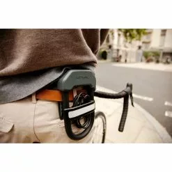 Hiplok DXC Wearable Bicycle Lock With Cable -Bikes Shop DXC1GY Clipped Belt Hip Close