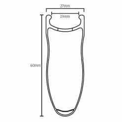 Fast Forward F6R Carbon Rim Wheelset -Bikes Shop F6 FCC rimsection 1000bk