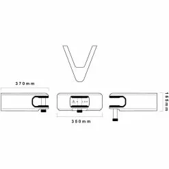 Hiplok AIRLOK Wall Mounted Lock And Hanger -Bikes Shop Hiplok AIRLOK Wall Mounted Lock Hanger Anchor Locks Black 2017 ALK1AB 0 2