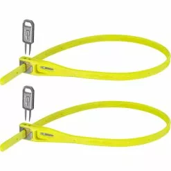 Hiplok Z LOK Security Tie (Twin Pack) -Bikes Shop Hiplok Z LOK Twin Pack Cable Locks Lime 2017 ZLK2LI