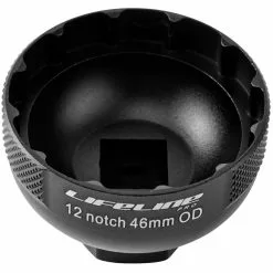 LifeLine Pro BB Removal Tool 12.46 DUB -Bikes Shop LifeLine Pro BB Removal Tool 12 46 DUB Bottom Bracket Tools Black LLPRO BBRT1246DUB