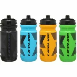 LifeLine Water Bottle 600ml -Bikes Shop LifeLine Water Bottle 600ml Water Bottles Black White 01410159 5