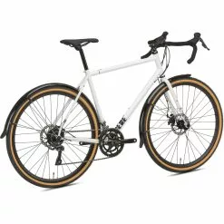 Octane One Kode ADV Commuter Road Bike (2022) -Bikes Shop Octane One Kode ADV Commuter Road Bike 2022 Adventure Bikes White Black 2021 O1B 032 UK 1