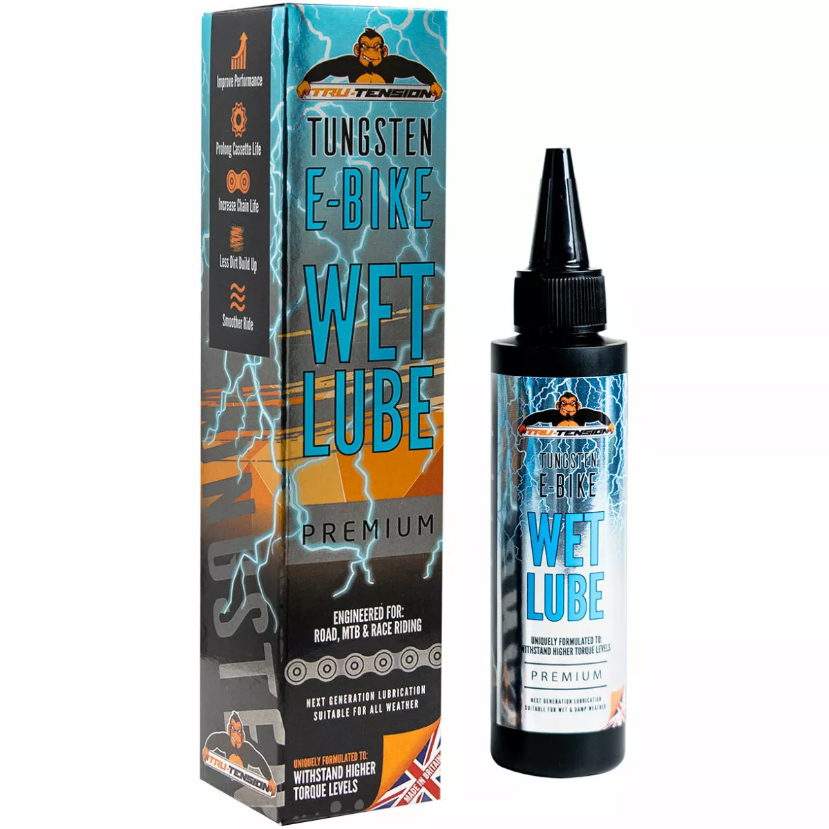 Tru Tension Tru-Tension Tungsten E-Bike Wet Lube 1 Tru Tension Tru-Tension Tungsten E-Bike Wet Lube