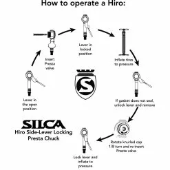 Silca SuperPista Digital Floor Pump -Bikes Shop prod181338 Black NE 12