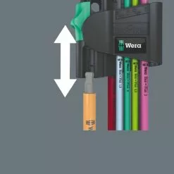 Wera Tools 950/7 Hex-Plus Magnetic L-Key Toolset -Bikes Shop wera tool 950 7 Hex Plus Magnet Multi Colour Set 7pc 07